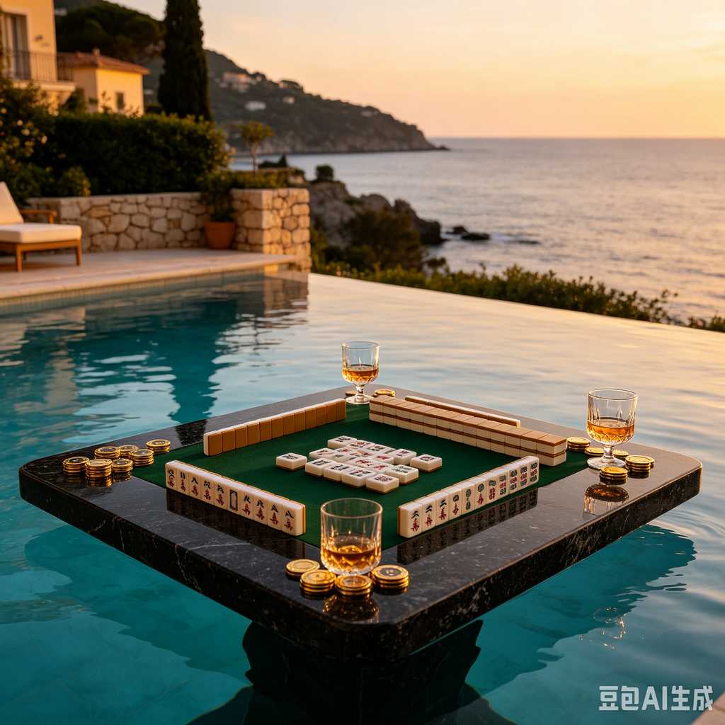 modern oriental mahjong set