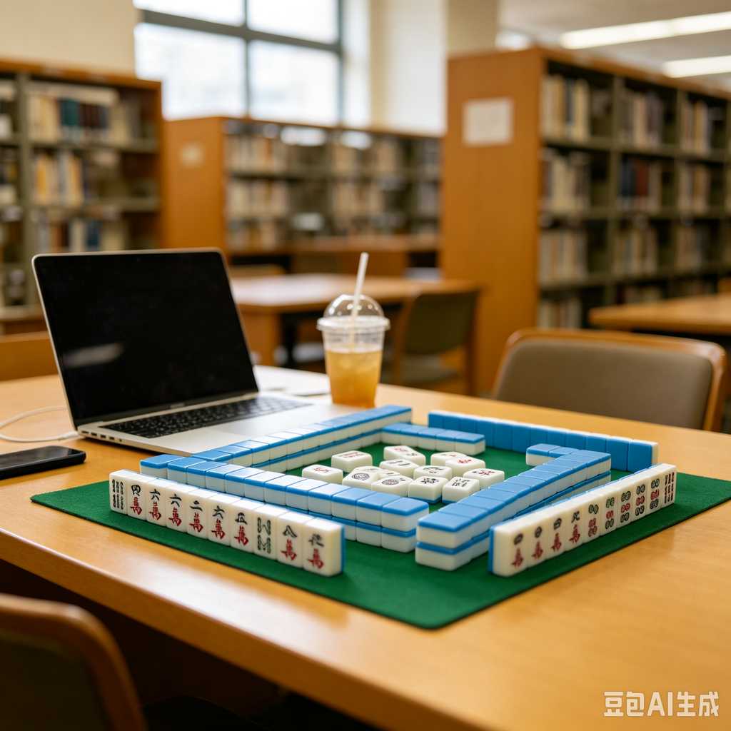 handheld mahjong tiles set