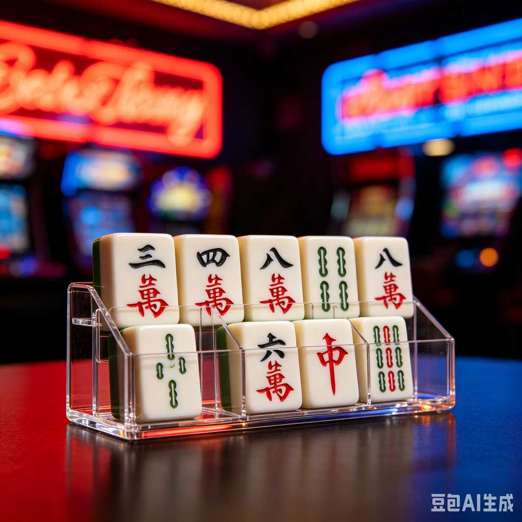 flat print mahjong set
